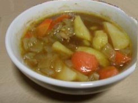 レンジで１０分簡単カレーorスープカレー